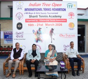 दून में अंतरराष्ट्रीय जूनियर टेनिस टूर्नामेंट शुरू, खेल मंत्री रेखा आर्या ने किया उद्घाटन