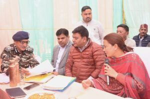 मंत्री रेखा आर्या ने किया 50 से अधिक शिकायतों का मौके पर निस्तारण