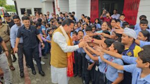 मुख्यमंत्री पुष्कर सिंह धामी ने मेरे सपनों का उत्तराखंड पर विद्यार्थियों से किया संवाद